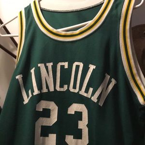 Lincoln basketball jersey